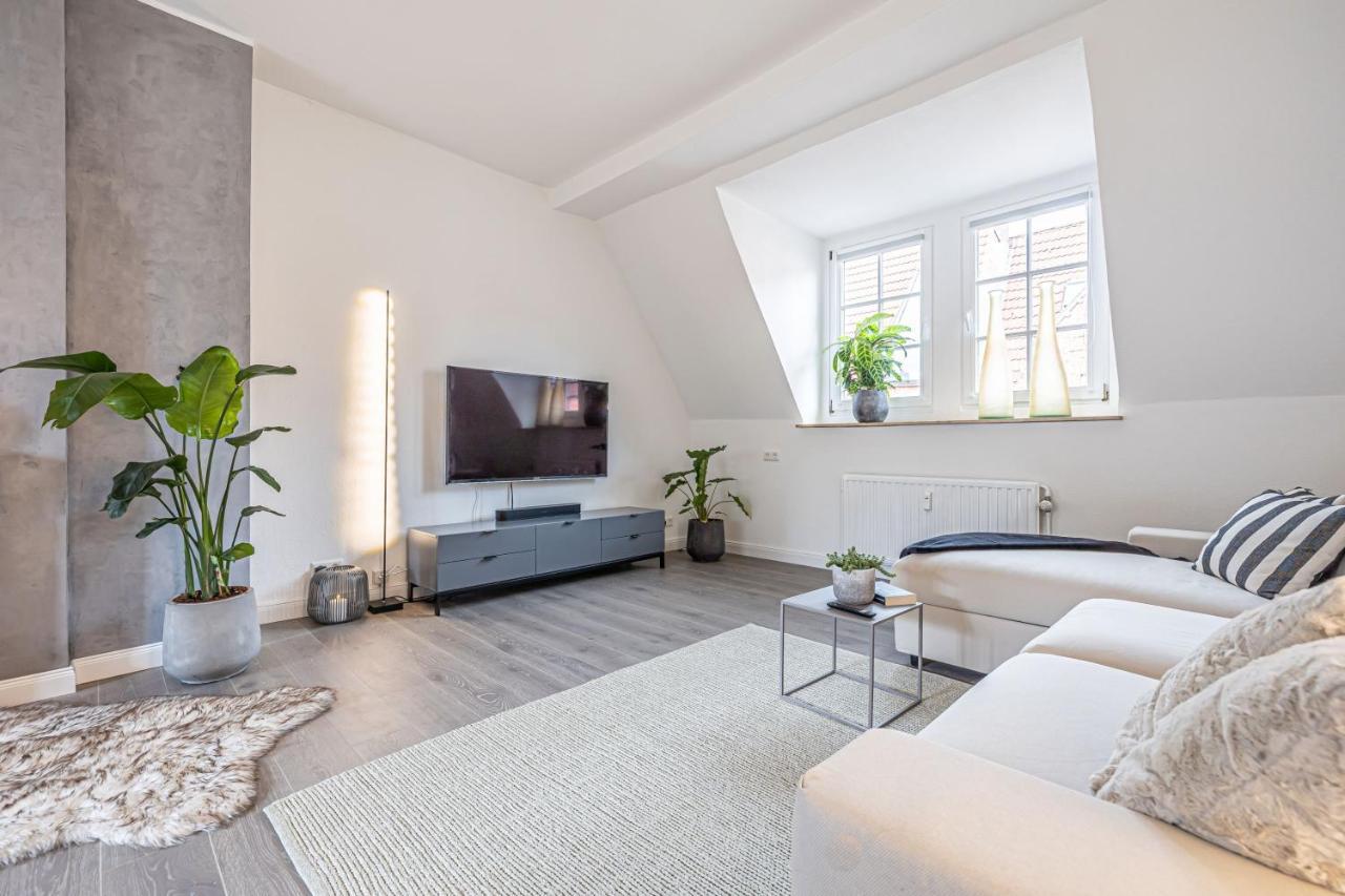 Fewo1846 - Moewensicht - Luxurioese Maisonettewohnung Mit 2 Schlafzimmern Und Hafenblick 弗伦斯堡 外观 照片